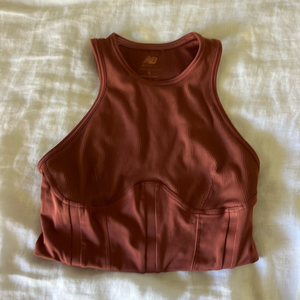 New balance x bandier corset sports bra